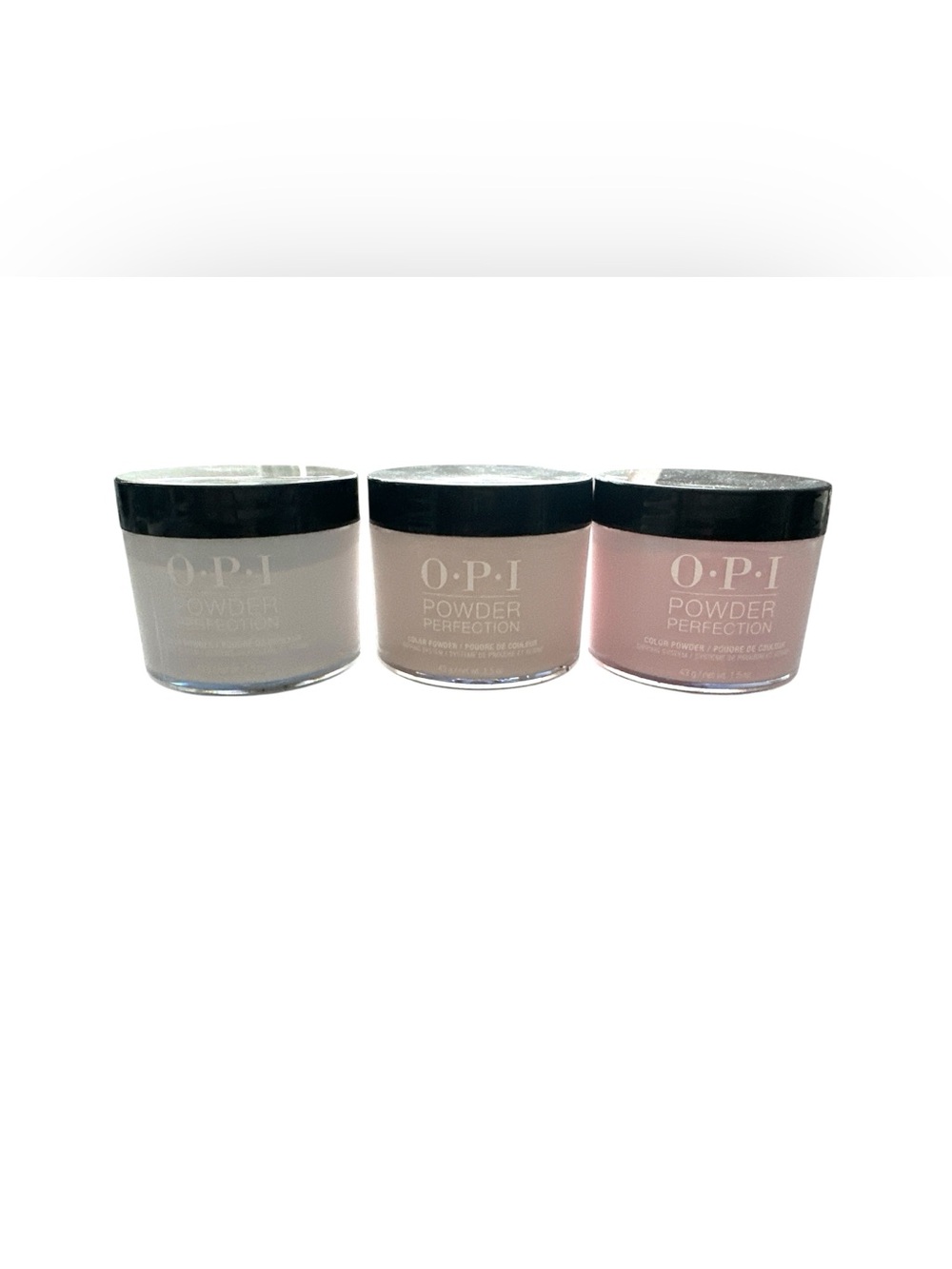 OPI Powder Perfection Nail dipping  French manicure bubble bath alpine snow